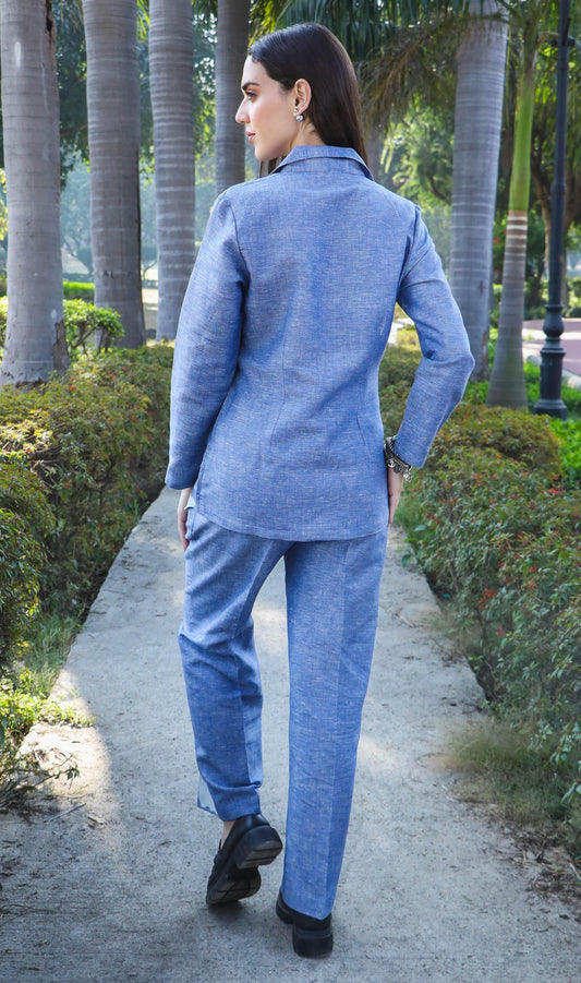 Azure Bloom Co-Ord Set - Seen Unseen