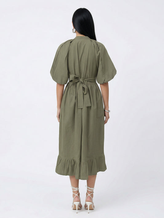 Olivelle Midi Dress
