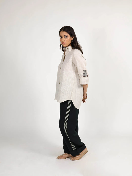 Owllight Linen Shirt - Seen Unseen