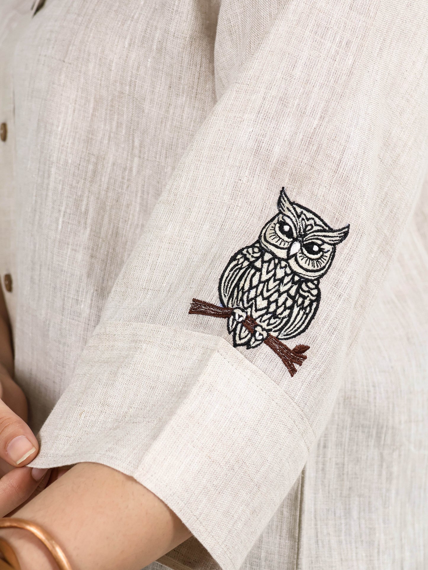 Owllight Linen Shirt - Seen Unseen