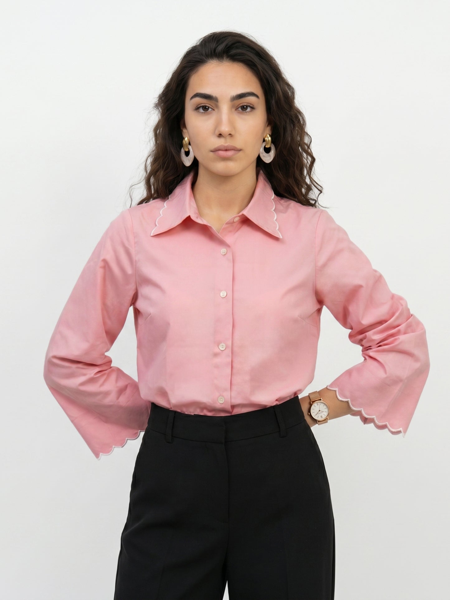 Positano Scallop Shirt