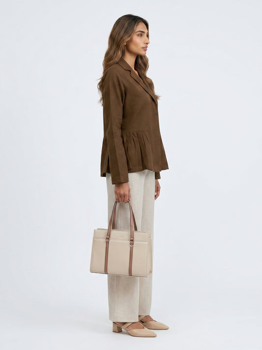 Cocoa Calm Linen Shirt