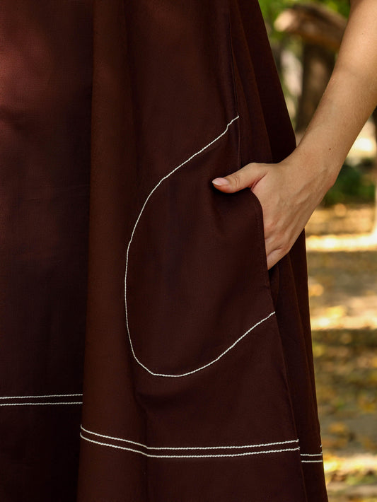 Cocoa Anchor Dress - Seen Unseen