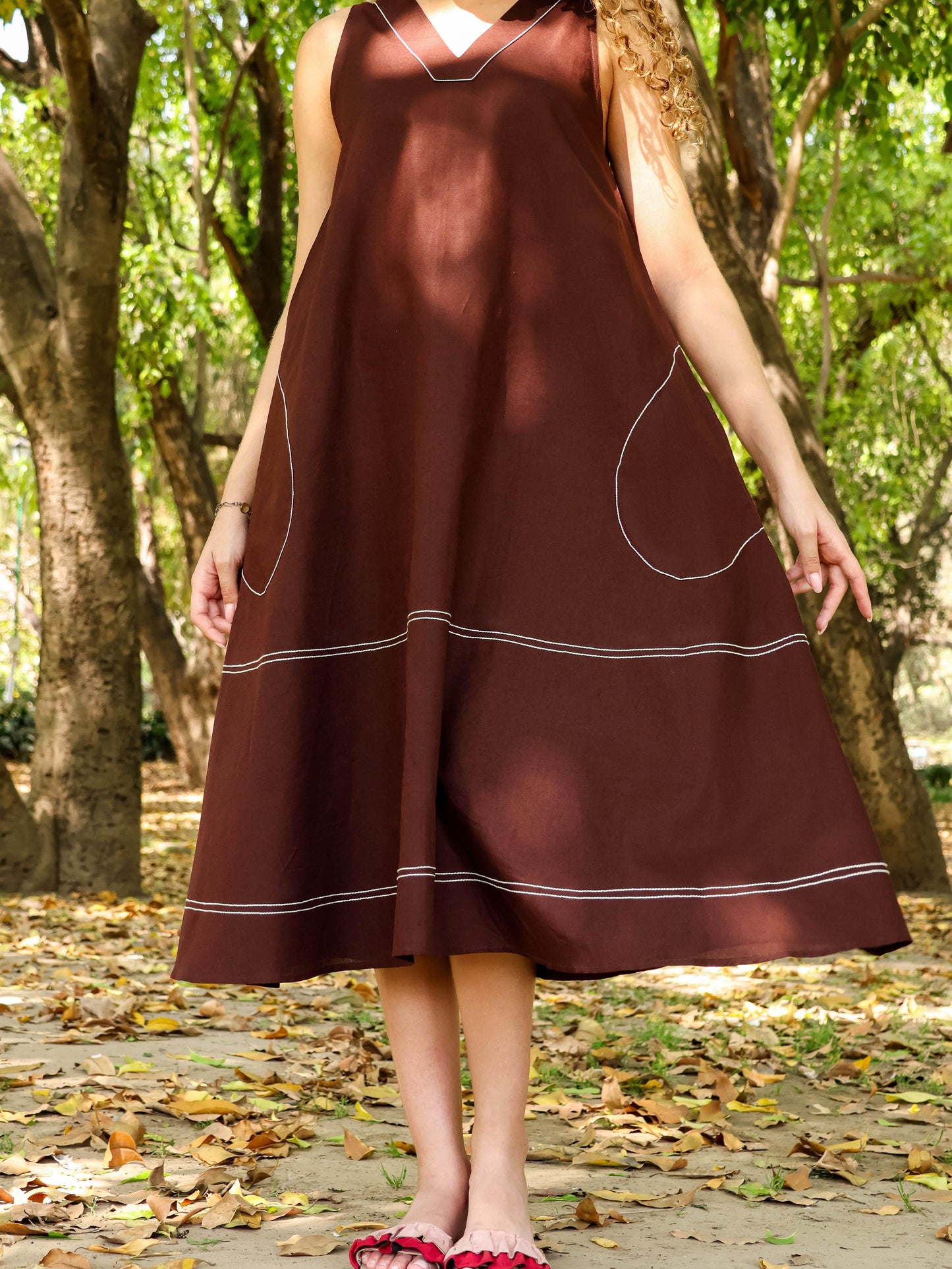 Cocoa Anchor Dress - Seen Unseen