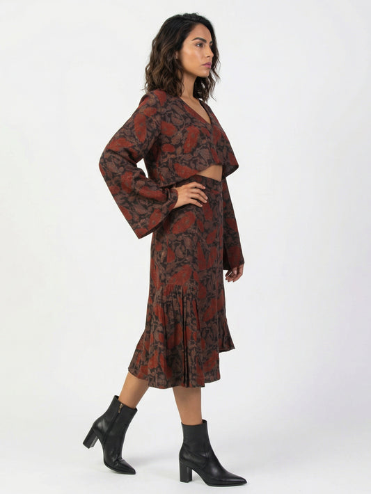 Ember Bloom Handcrafted Co-ord Set