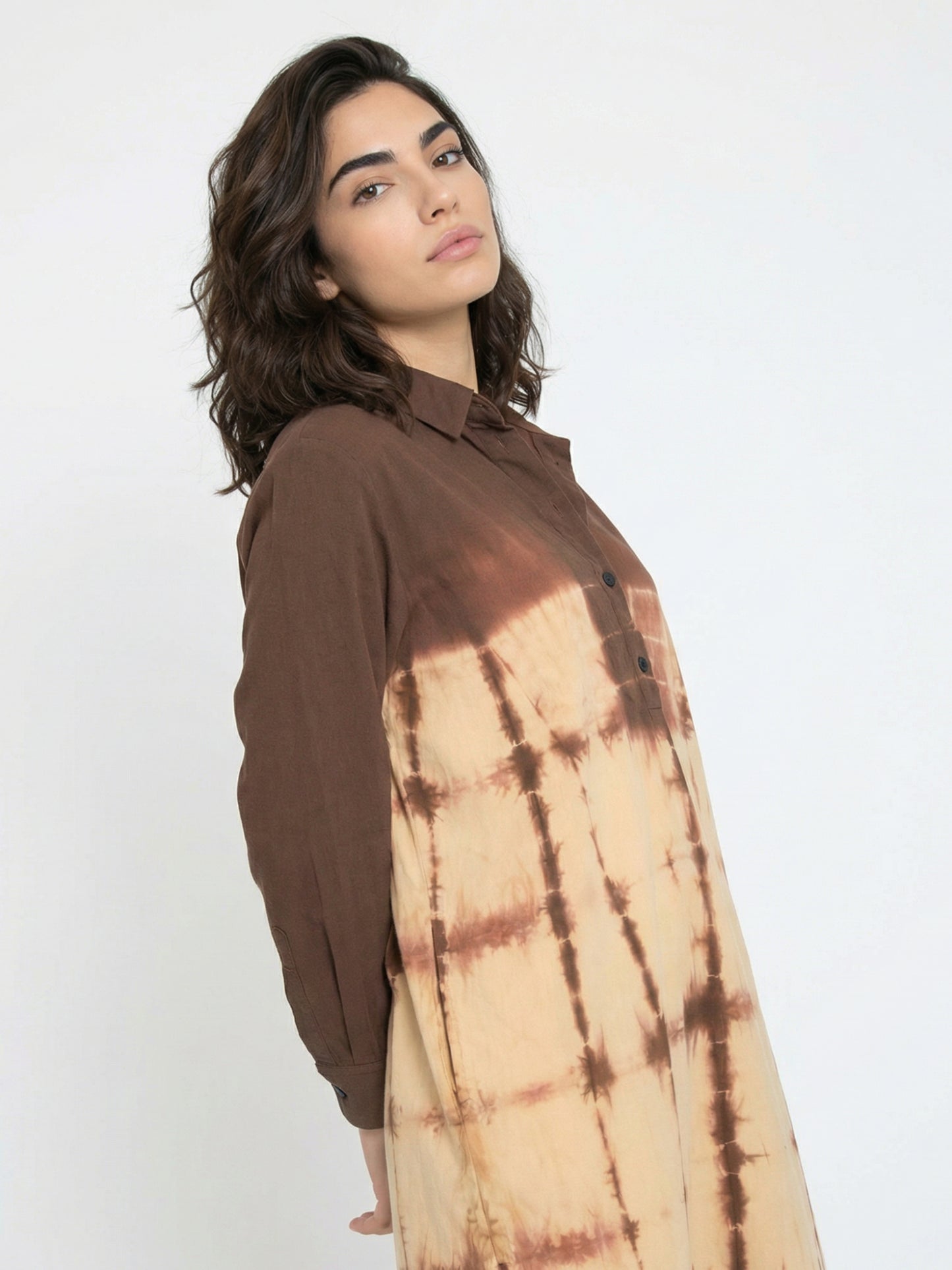 Mocha Mist Shirt Dress