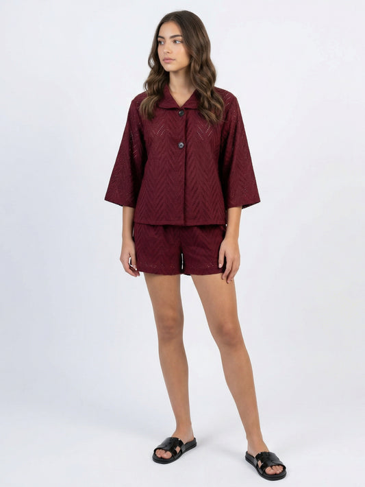 Crimson Bloom Co-ord