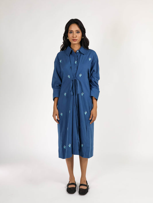 Blue Dune Dress - Seen Unseen