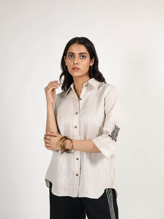 Owllight Linen Shirt - Seen Unseen