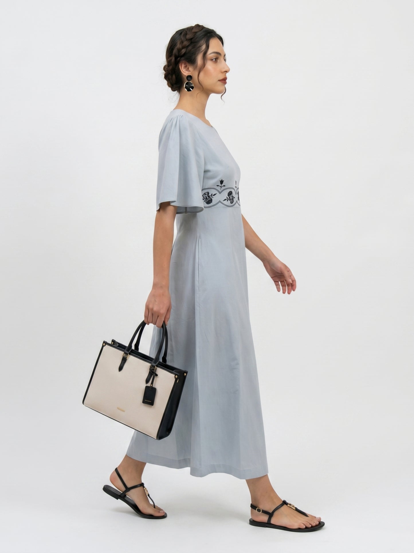Skyloom Embroidered Cotton Dress