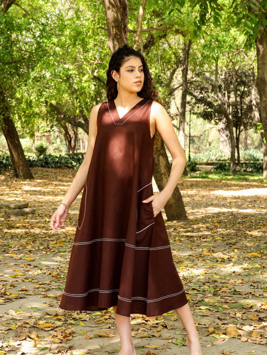 Cocoa Anchor Dress