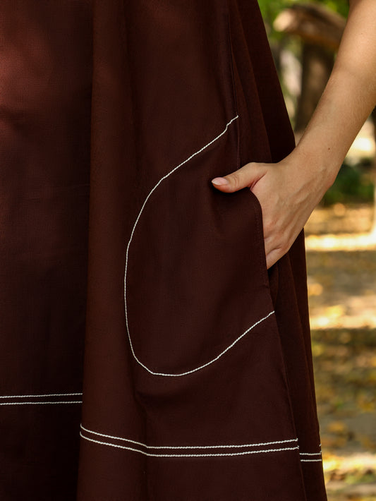Cocoa Anchor Dress