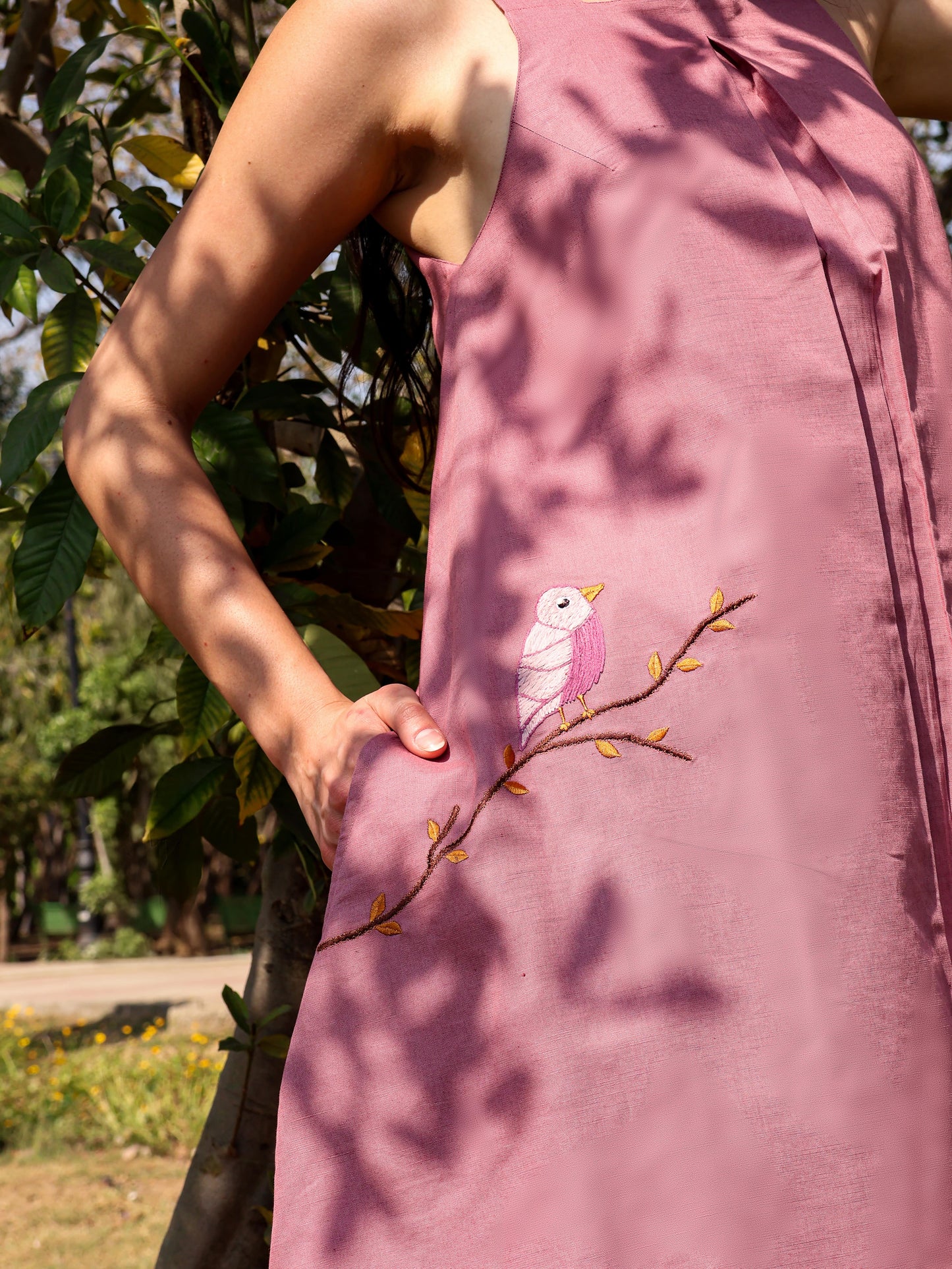 Dusky Perch Summer Dress