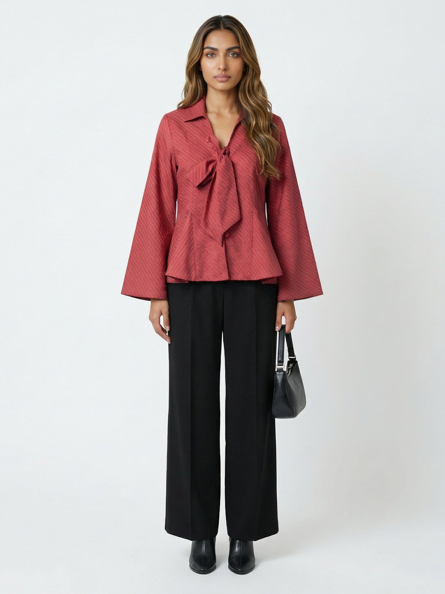 Aarohi Tie-Neck Shirt