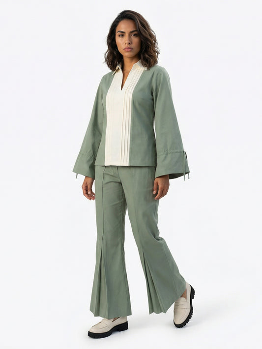 Sage Line Co-ord Set