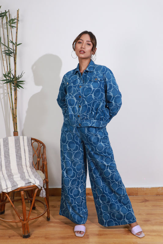 Sailor Blue Corduroy Set