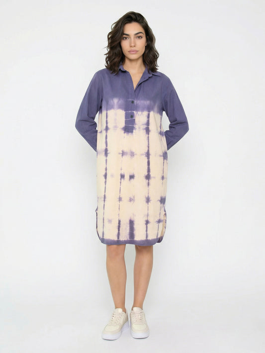 Lavender Drift Shirt Dress
