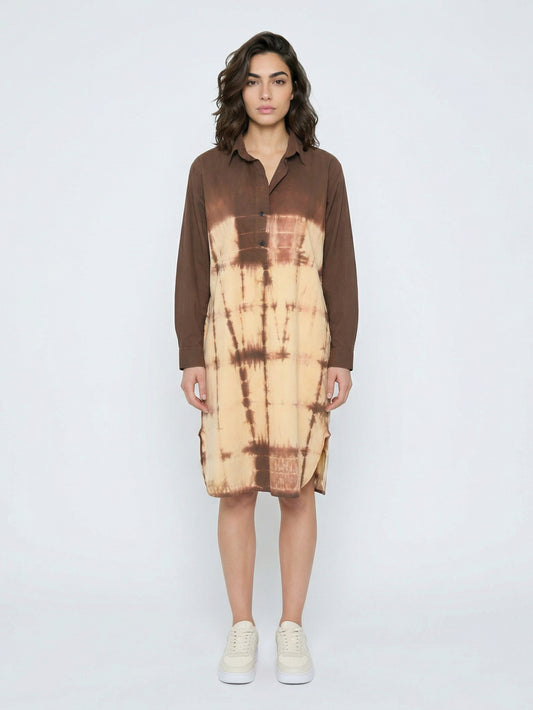 Mocha Mist Shirt Dress