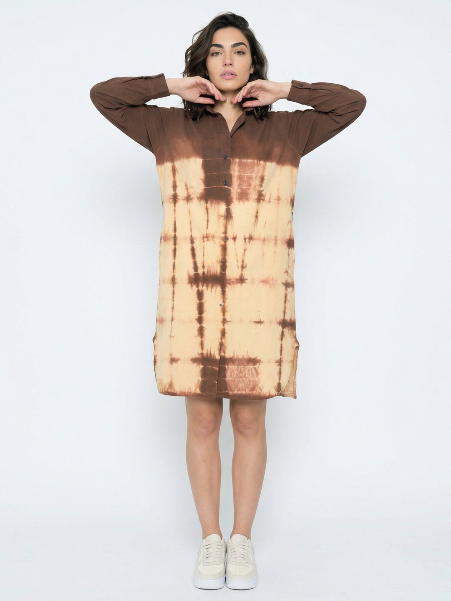 Mocha Mist Shirt Dress