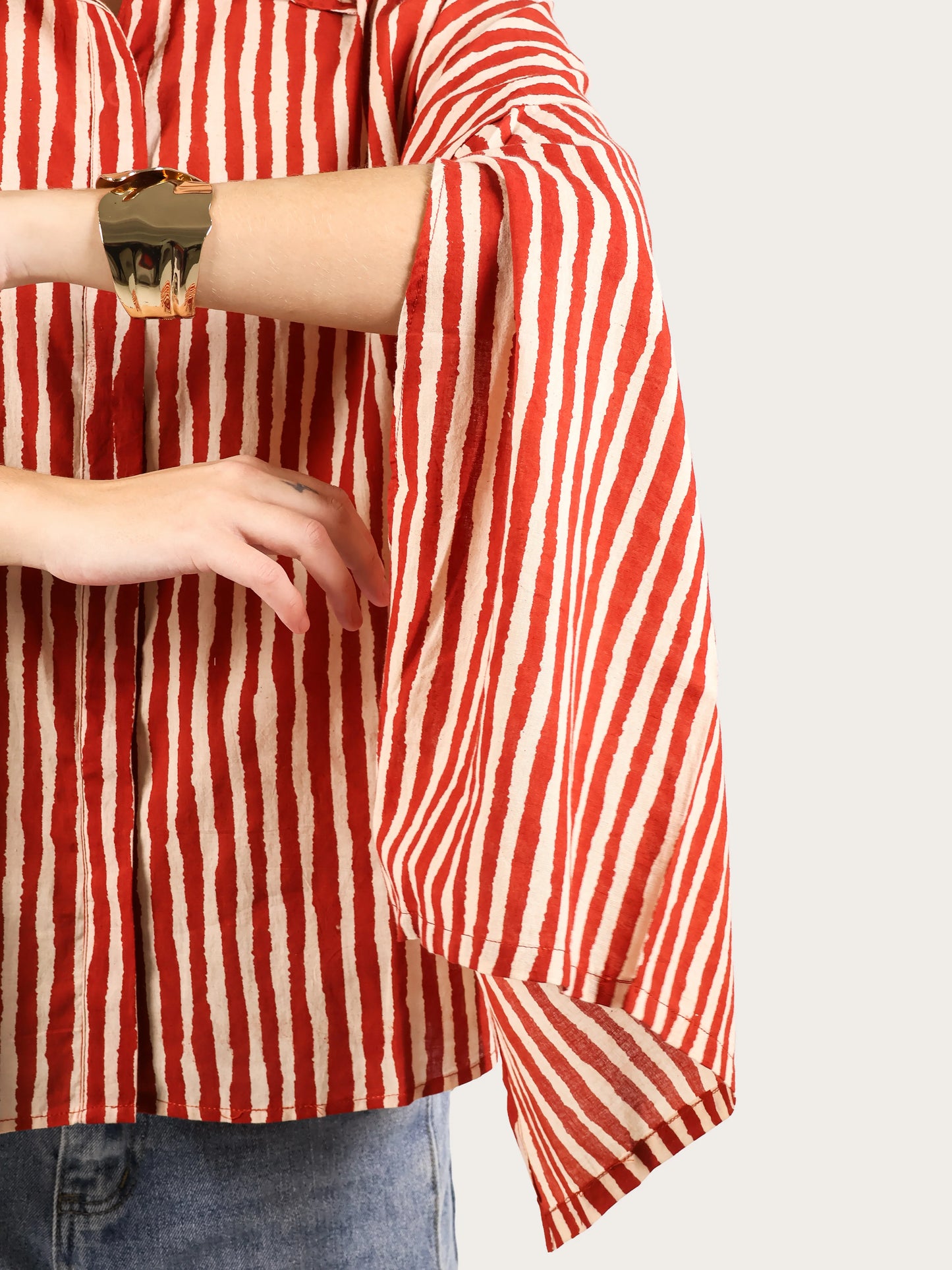 Striped Flair Cotton Shirt