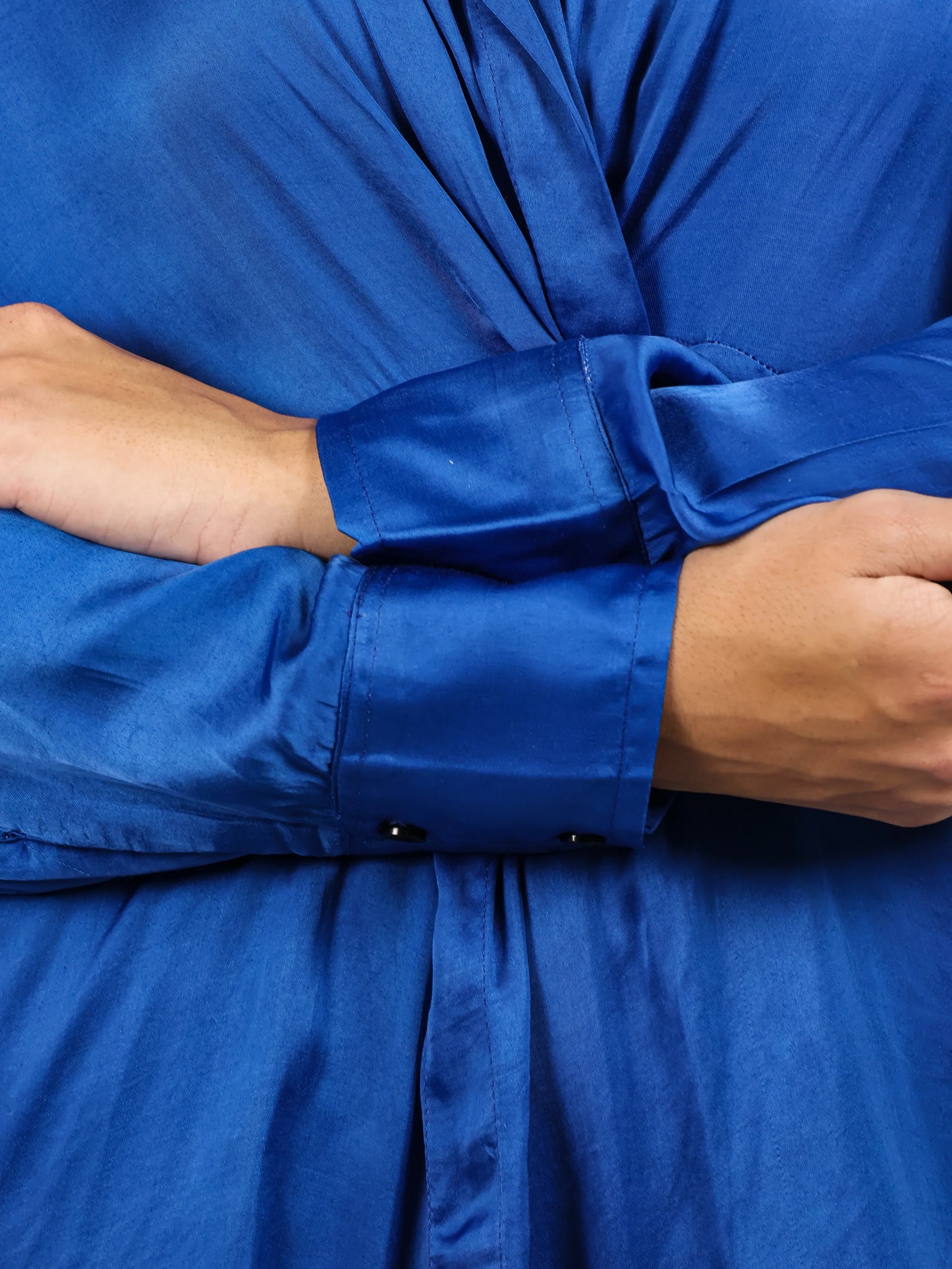 Sapphire Drape Shirt