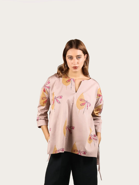 Blush Dragon Fly Tunic