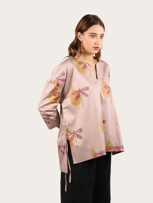 Blush Dragon Fly Tunic